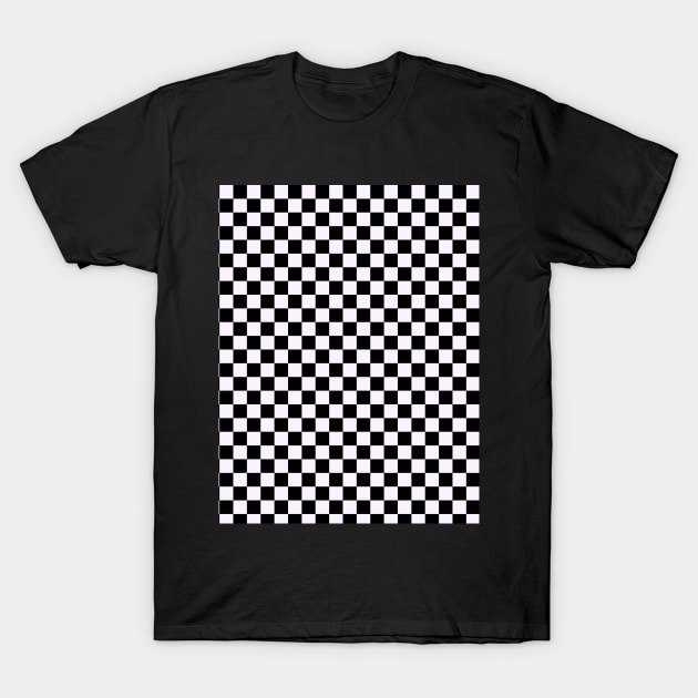 Checkers Checkerboard Pattern T-Shirt by mareescatharsis